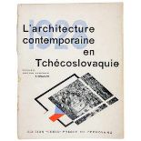 Architektur - - Krejcar, Jaromir (Hg.). L'architecture contemporaine en Tchécoslovaquie. Mit 40