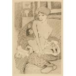 Jean Le Pecheur. Seduction. Folge von 8 Heliogravuren. Ohne Ort und Verlag, 1907?. 34 x 24,5 cm.