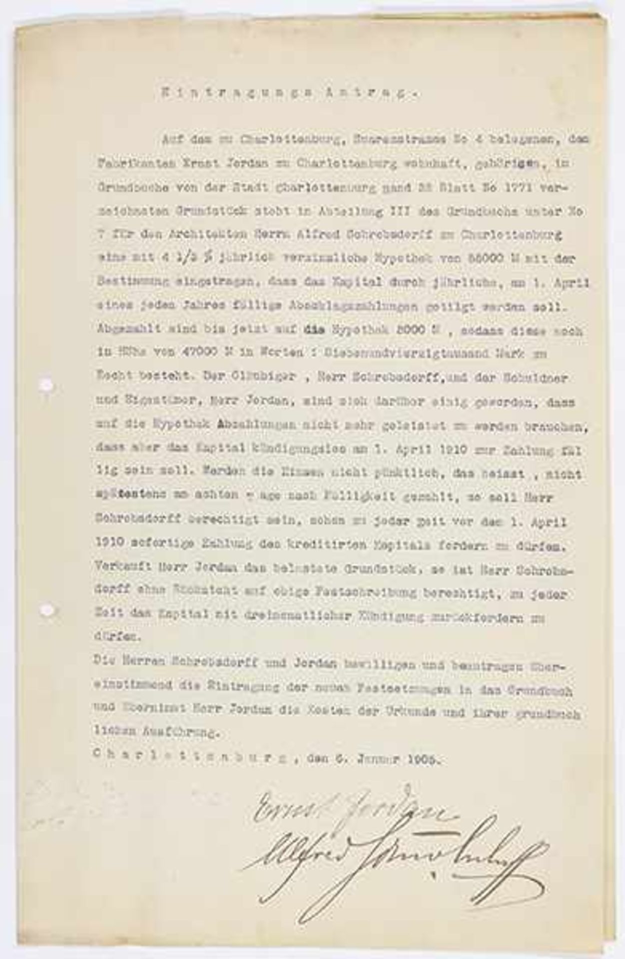 Deutschland - Berlin - - Schrobsdorff, Alfred. Überaus umfangreiche Sammlung von Dokumenten zum - Bild 8 aus 8