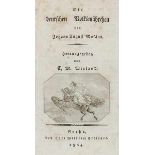 Musäus, Johann Karl August. Die deutschen Volksmährchen. Herausgegeben von Christoph Martin Wieland.