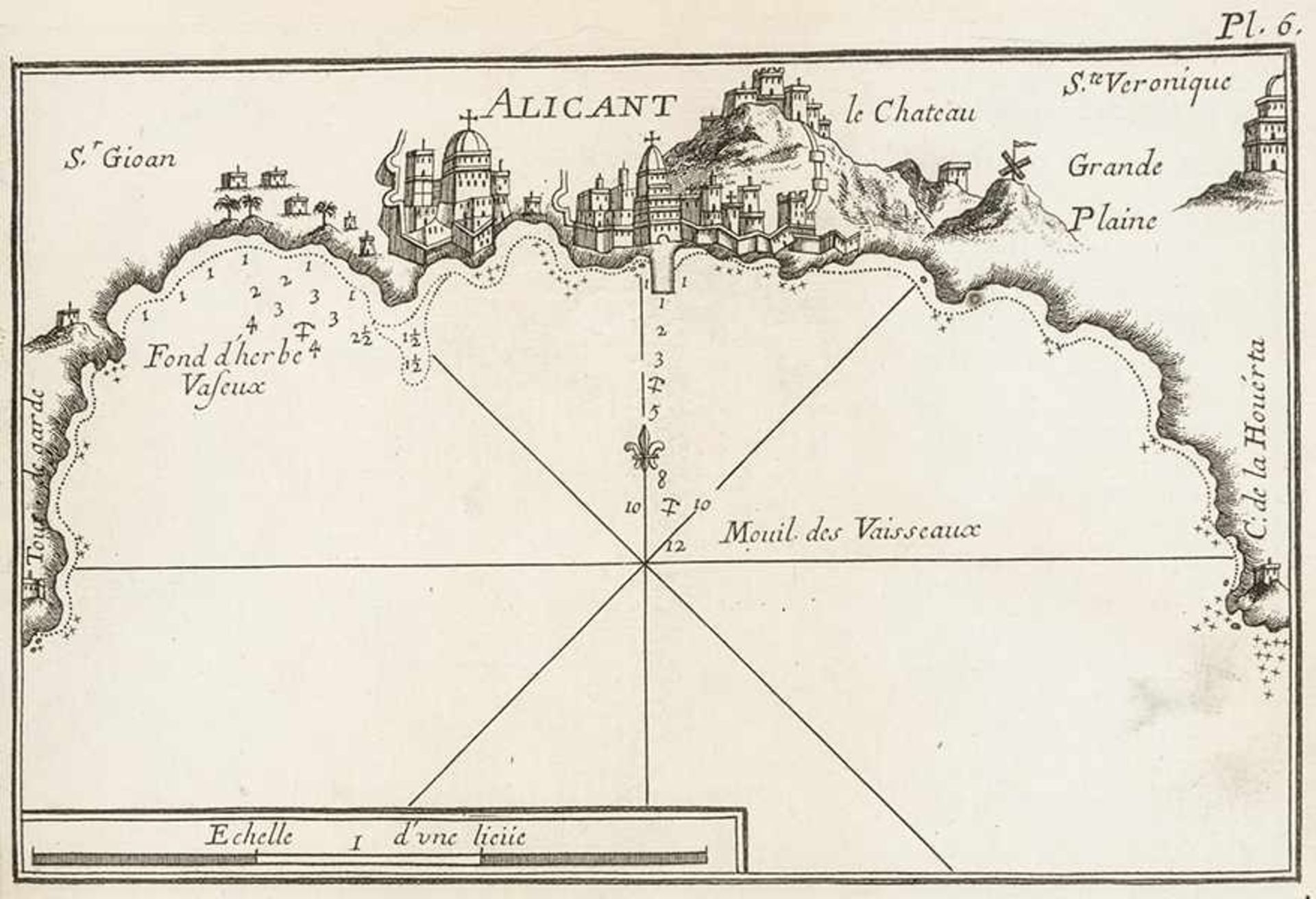 Atlanten - - Roux, Joseph. Recueil des principaux plans des ports et rades de la mer Mediterranée, - Bild 3 aus 4