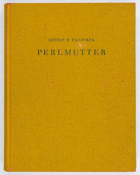 Kunstgewerbe - Perlmutt - - Pazaurek, Gustav E. Perlmutter. Mit einem Geleitwort von Otto von Falke. - Image 3 of 3