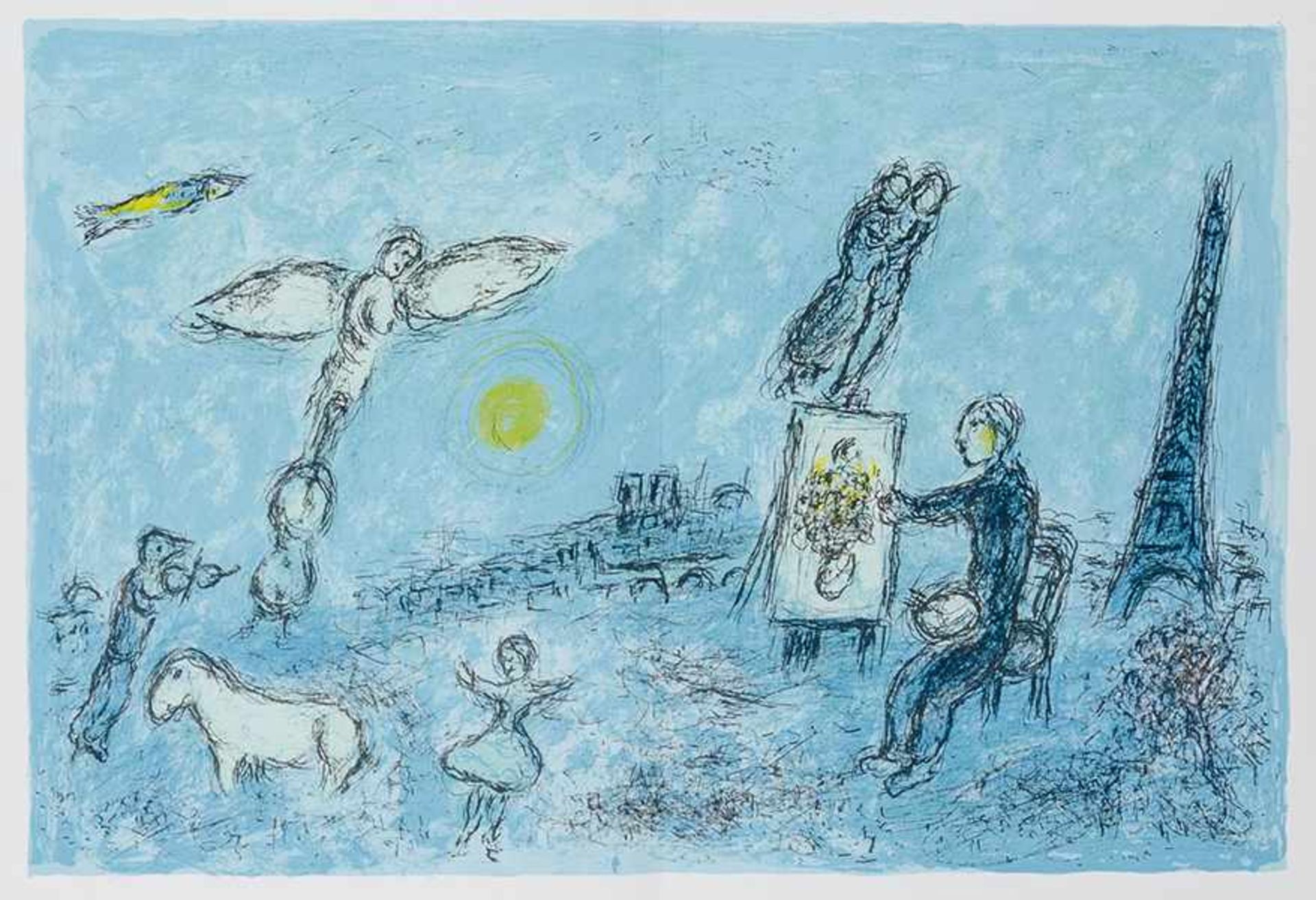 Chagall, Marc - - Derrière le miroir. Nr. 225, 235 und 246. Mit 4 Original-Farblithographien ( - Bild 2 aus 3