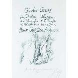 Grass, Günter. Der Schatten. Zehn Lithografien zu Märchen von Hans Christian Andersen. Mit