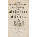 Philosophie und Pädagogik - - Burke, Edmund. Philosophische Untersuchungen über den Ursprung