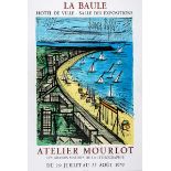 Buffet, Bernard. La Baule. Plakat zur Ausstellung im Atelier Mourlot. Lithographie auf Papier. Im
