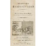 Vieth, Gerhard Ulrich Anton. Physikalischer Kinderfreund. Bände 1-8 (von 10) in 8 Bänden. Mit 4