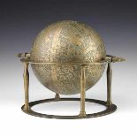 Globen - Astronomie - - Arabischer Himmelsglobus. 19./20. Jahrhundert. Bronze und Kupfer gegossen,
