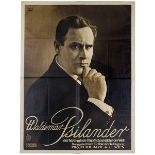 Plakate - - Földes, Imre. Waldemar Psilander, der berühmteste Kino-Schauspieler der Welt.