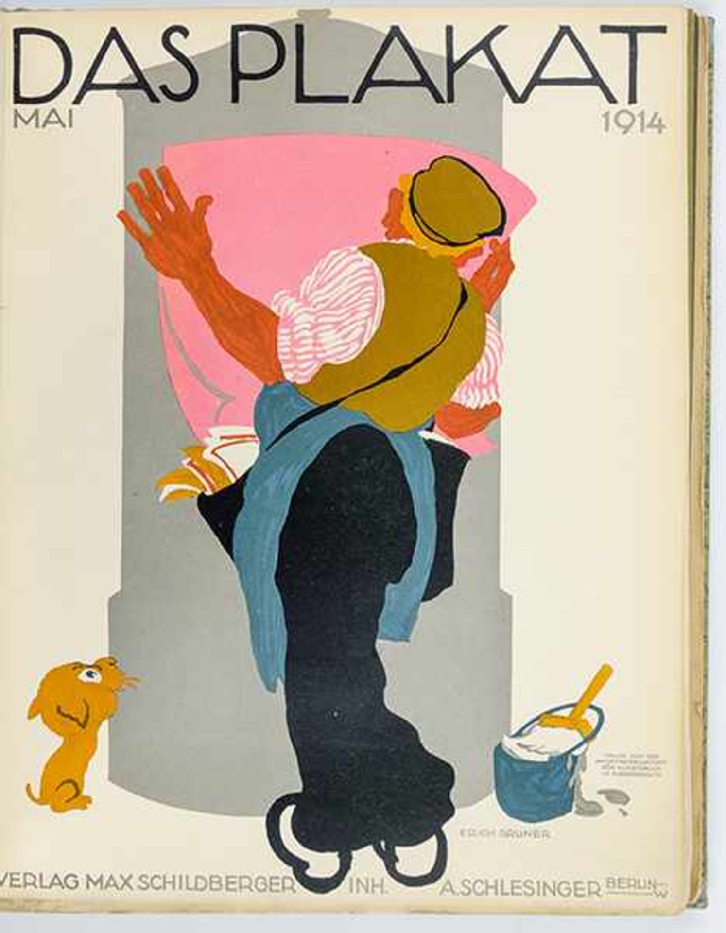 Werbung - - Das Plakat. Zeitschrift des Vereins der Plakatfreunde. Jahrgang 1914, Hefte 1-6 ( - Bild 6 aus 6