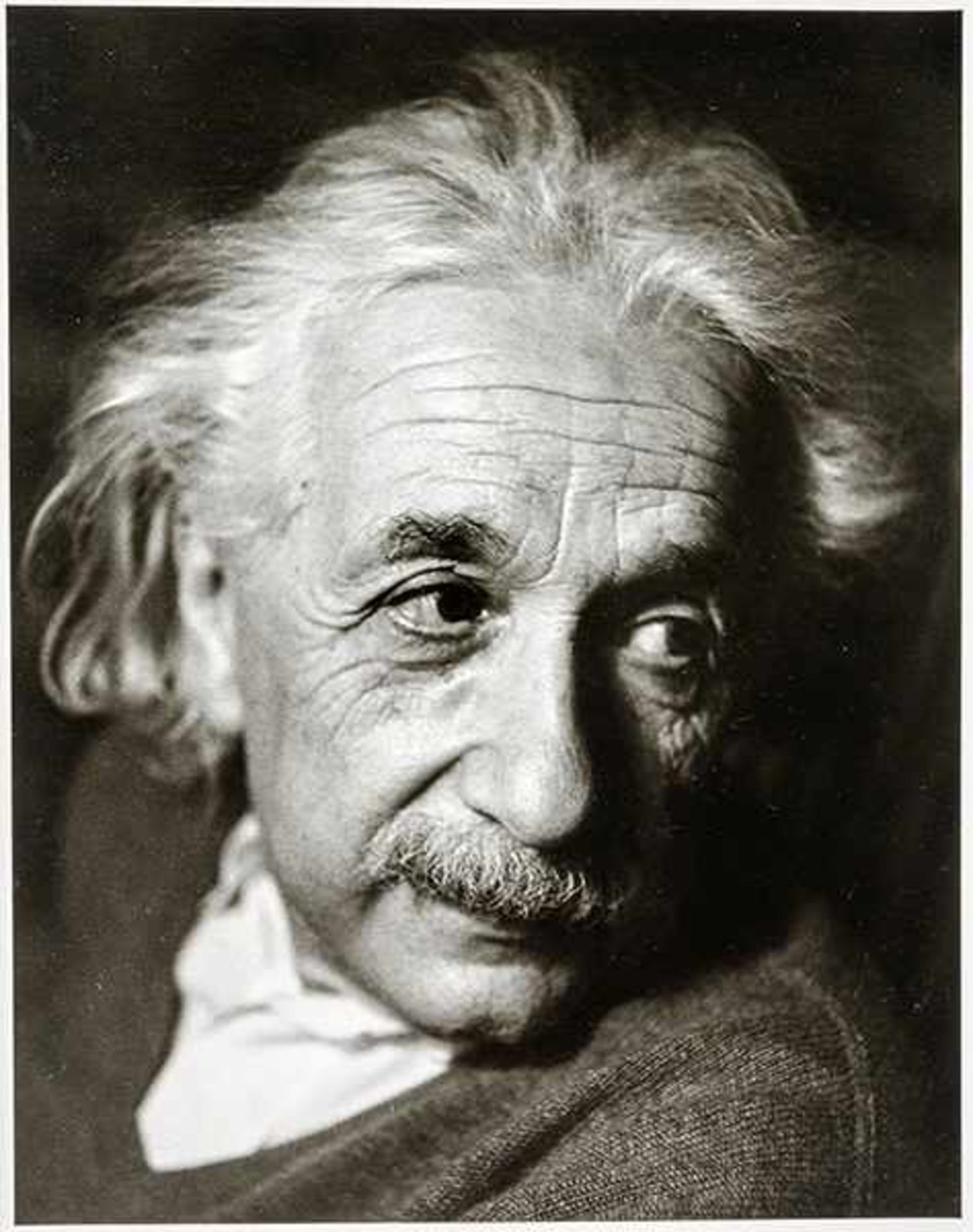 Haas, Robert. Albert Einstein. Princeton. Original-Photographie. Vintage. Bromsilbergelatineabzug.