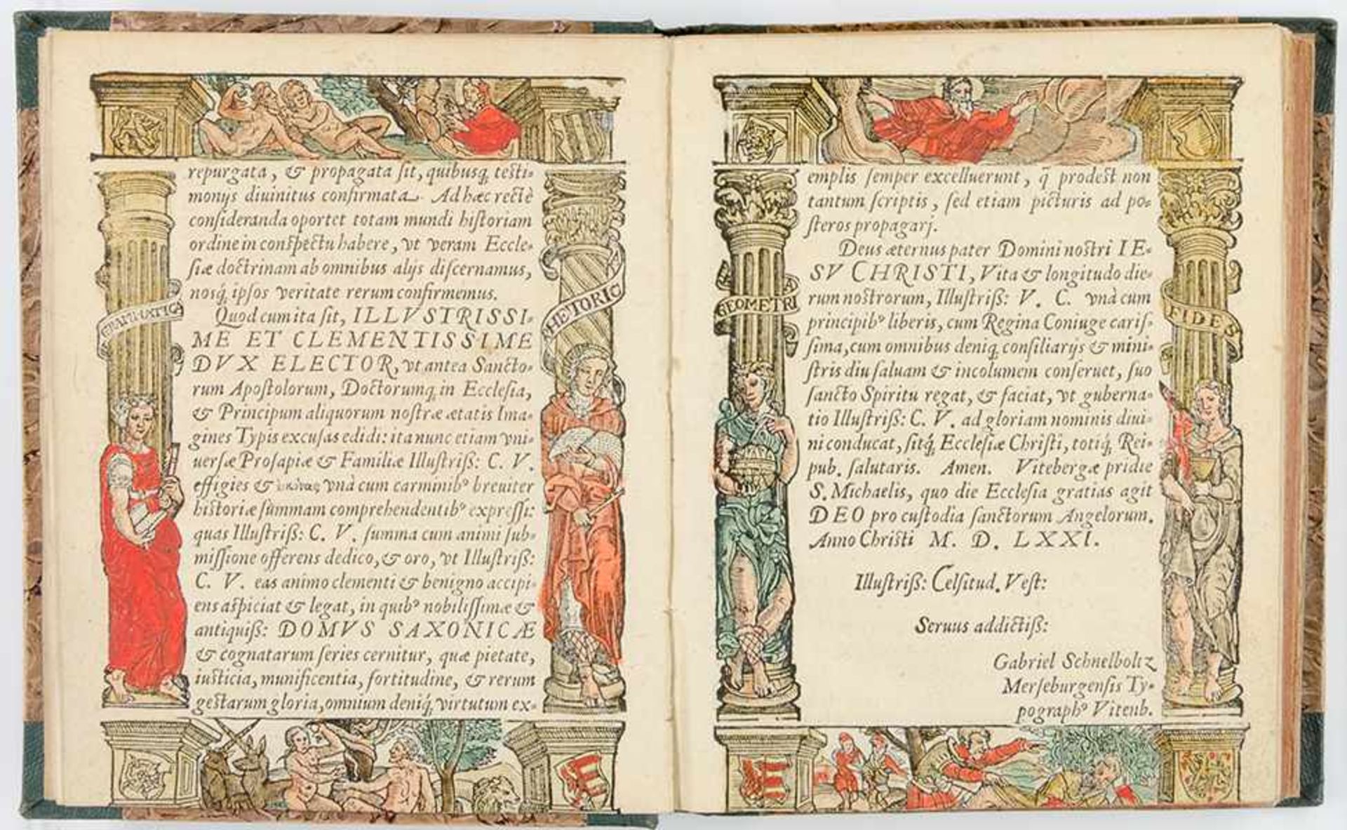 Agricola von Spremberg, Johann. Illustrissimorum Ducum Saxoniae praestantium sapientia, virtute et - Bild 7 aus 12