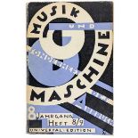 Bauhaus - - Moholy-Nagy, Laszló. Musico-mechanico. Mechanico-musico. Fünfseitger Artikel in: Musik