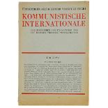 Exil - - Kommunistische Internationale. Fünf Hefte der Jahre 1936-39. Straßburg und Paris, Ed.