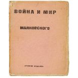 Russische Avantgarde - - Mayakovskij, Vladimir V. Vojna i mir Mayakovskogo. (Mayakovskijs Krieg