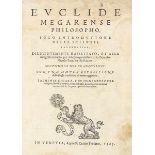 Euclid. Euclid Megarense ... Diligentemente rassettato, et alla integrita ridotto... per Nicolo