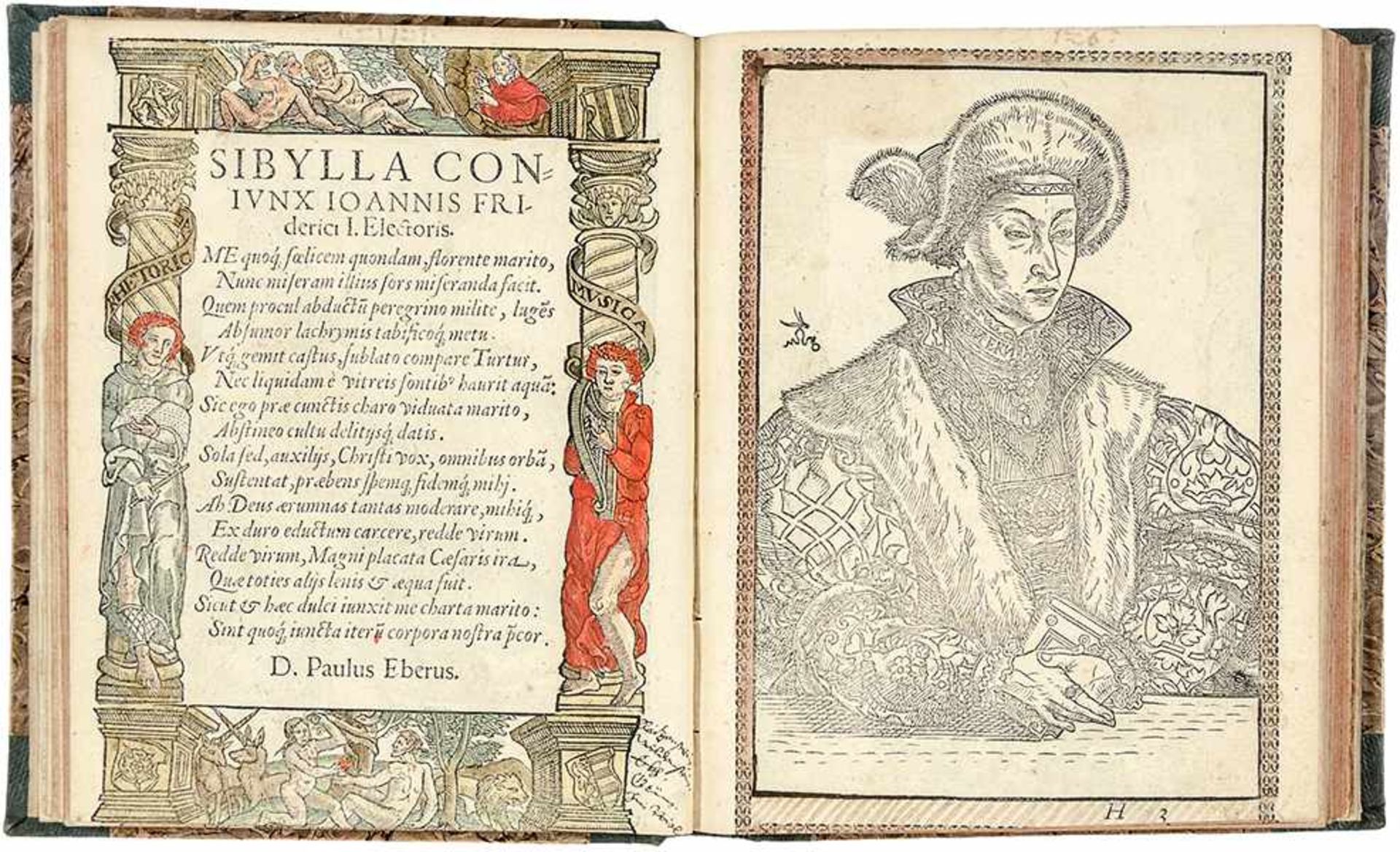 Agricola von Spremberg, Johann. Illustrissimorum Ducum Saxoniae praestantium sapientia, virtute et - Bild 2 aus 12