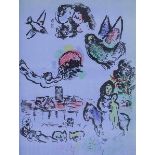 Chagall, Marc - - Cain, Julien. Chagall Lithograph. Bände I-III (von 6) Mit 26 (19 farbigen)