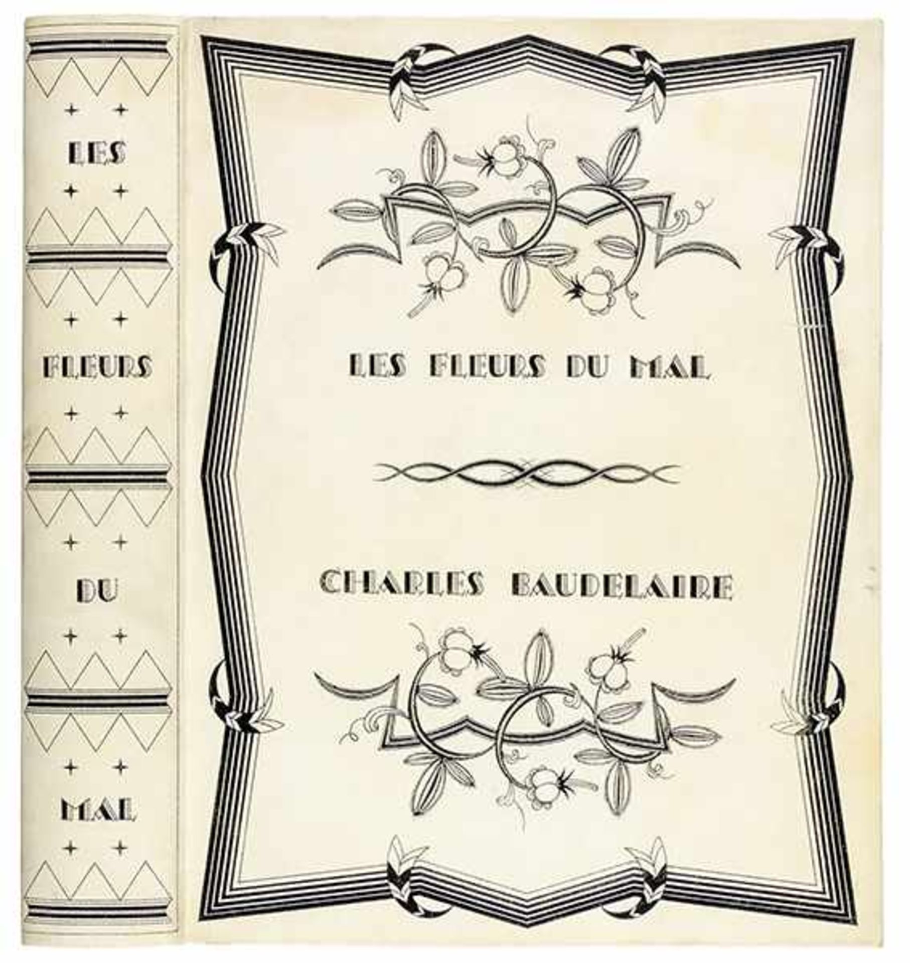 Baudelaire, Charles. Les fleurs du mal. Mit Holzstich-Titel, 51 Holzstich-Tafeln und 16 Holzstich-