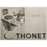 Bauhaus - - Thonet Stahlrohrmöbel. Katalog mit zahlreichen photographischen Abbildungen.