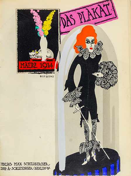 Werbung - - Das Plakat. Zeitschrift des Vereins der Plakatfreunde. Jahrgang 1914, Hefte 1-6 ( - Image 2 of 6