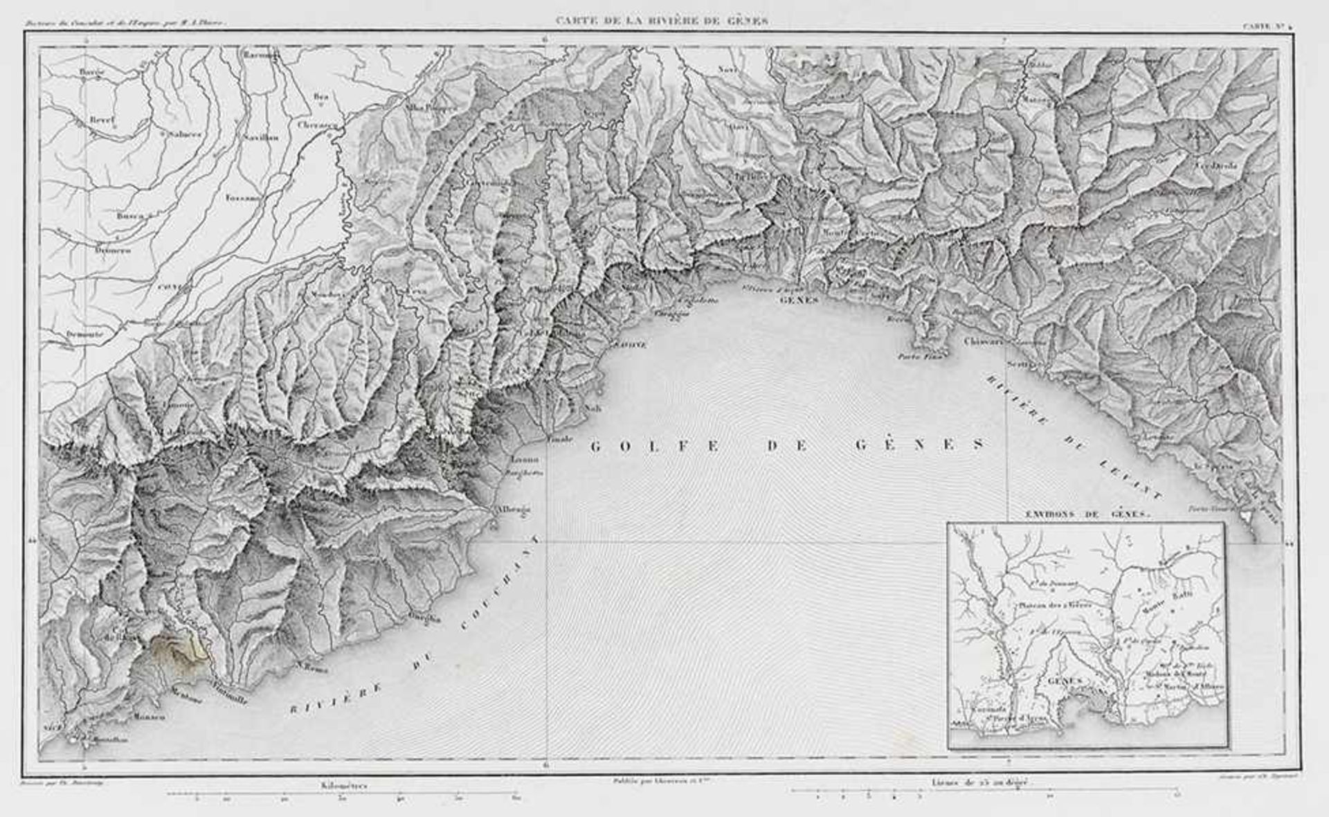 Atlanten - - Thiers, Marie Joseph Louis Adolphe. Atlas de l'histoire du Consulat et de l'Empire. - Bild 3 aus 3