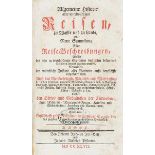 Allgemein - - Im-Hoff, Johann Rudolph und Johann Rudolph Pistorius (Hg.). Allgemeine Historie
