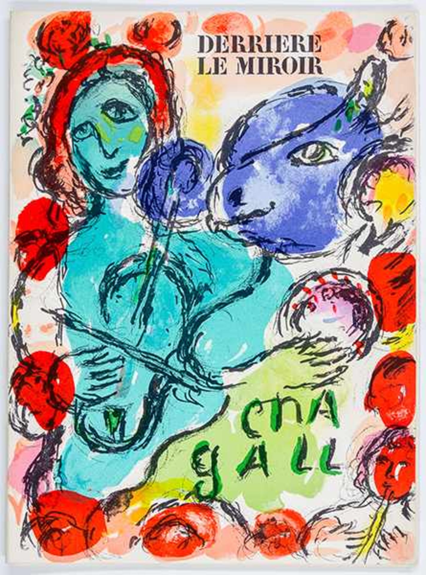 Chagall, Marc - - Derrière le Miroir. Nr. 198 und 225. Mit zusammen 4 (2 doppelblattgroßen) - Bild 3 aus 3
