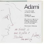 Adami, Valerio - - Damisch, Hubert und Henry Martin. Adami. Didaskalien von Valerio Adami. Mit 3