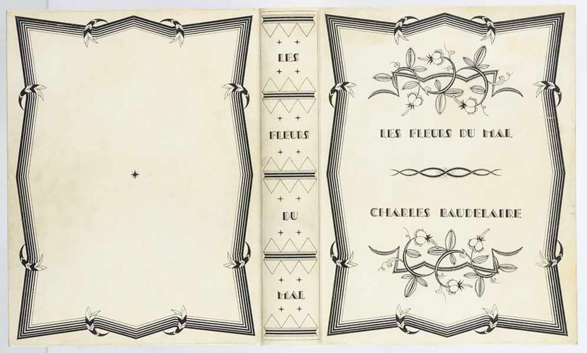 Baudelaire, Charles. Les fleurs du mal. Mit Holzstich-Titel, 51 Holzstich-Tafeln und 16 Holzstich- - Bild 5 aus 5