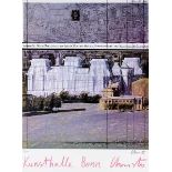 Christo und Jeanne Claude. Wrapped Reichstag. Farboffset-Plakat für die Initiative Kunsthalle
