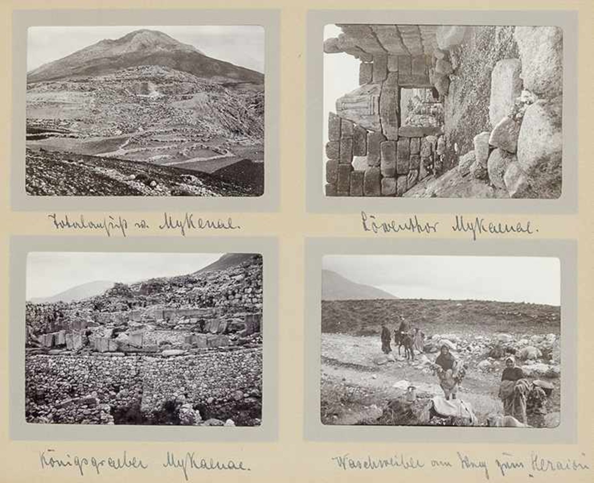 Griechenland - - Album mit 196 Original-Photographien. Vintages. Silbergelatine. Gesteckt. Um - Bild 6 aus 6