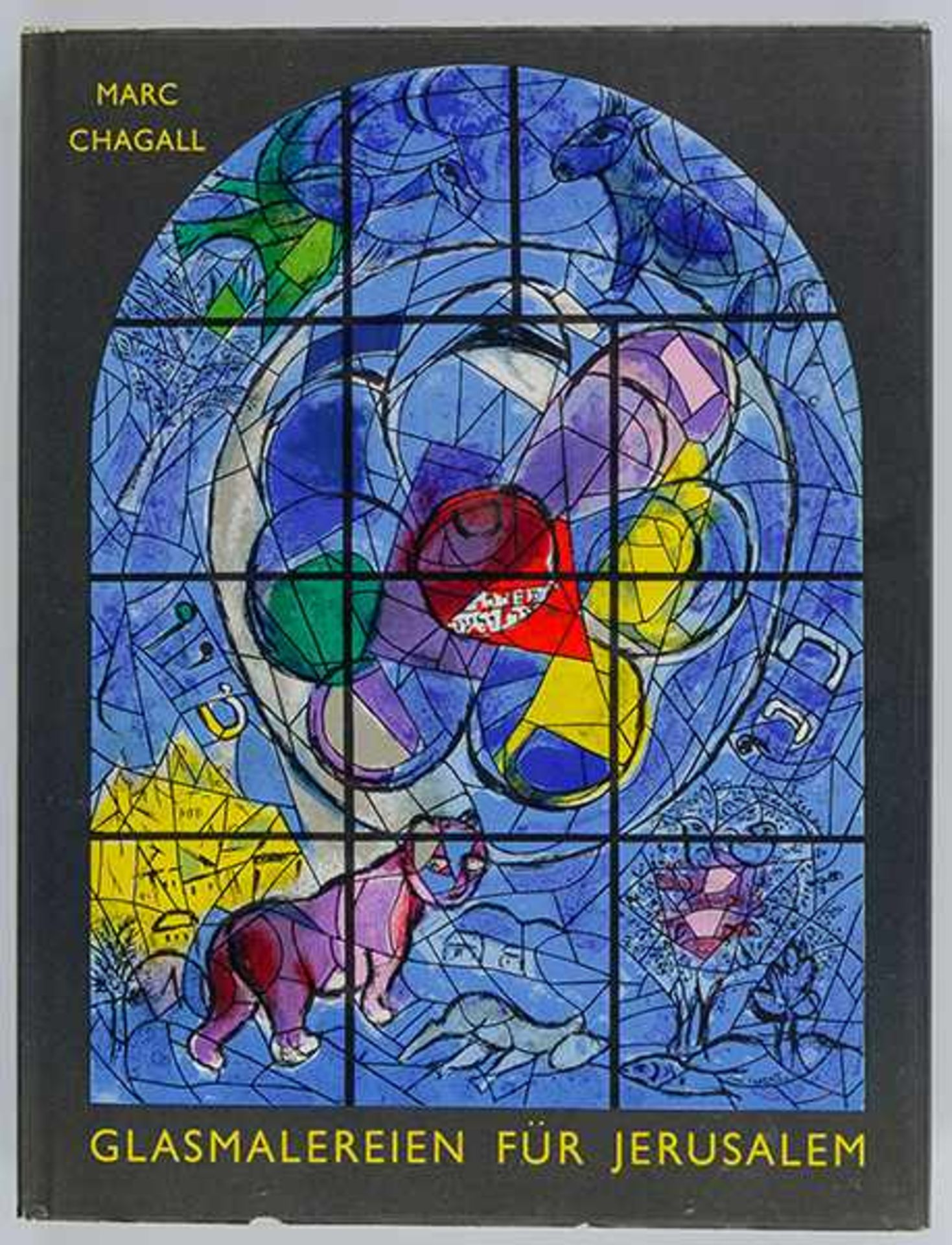 Chagall, Marc. Glasmalereien für Jerusalem. Text von Jean Leymarie. Mit 2 Original-Farblithographien - Bild 3 aus 3