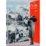 Bauhaus - - die neue linie. 1. Jahrgang (September 1929 - August 1930) in 11 (von 12) Heften.