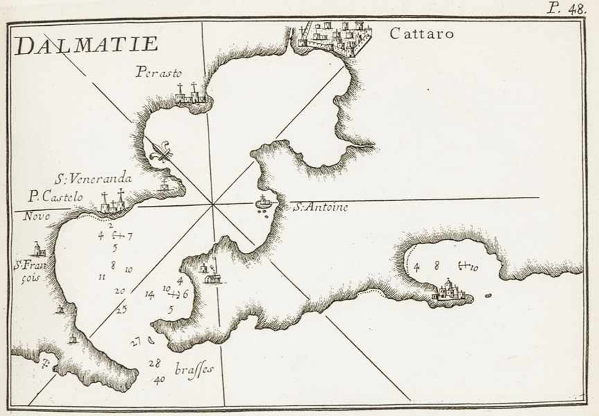 Atlanten - - Roux, Joseph. Recueil des principaux plans des ports et rades de la mer Mediterranée, - Bild 4 aus 4