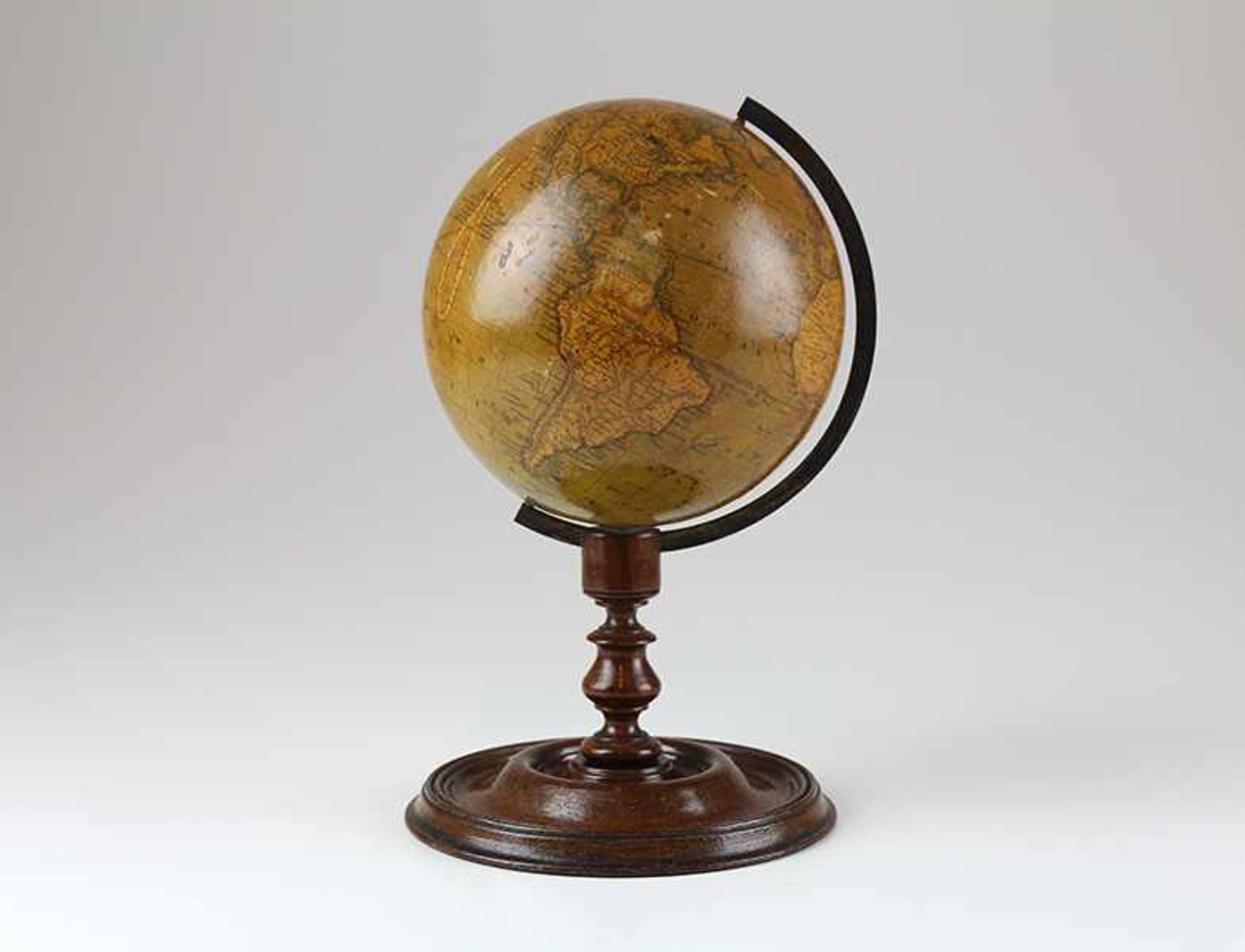 Globen - Astronomie - - Erdglobus von James Manning. London 1862, bezeichnet "Manning's new & - Bild 4 aus 4