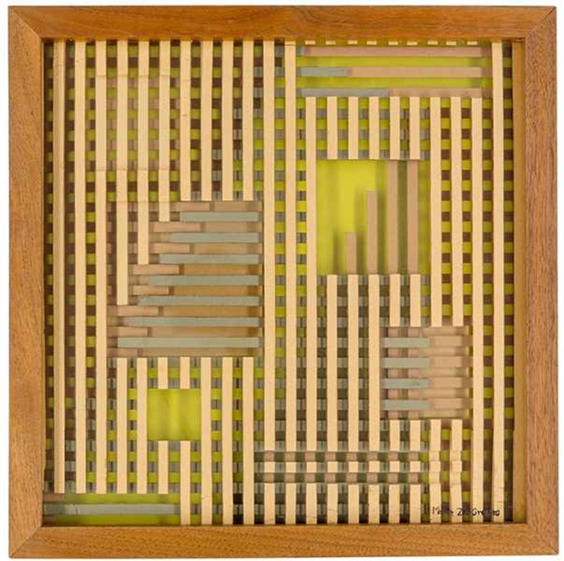 Bauhaus - - Greene-Mercier, Marie Zoe. Collage Thirteen. Geometrische Collage aus ausgeschnittenen