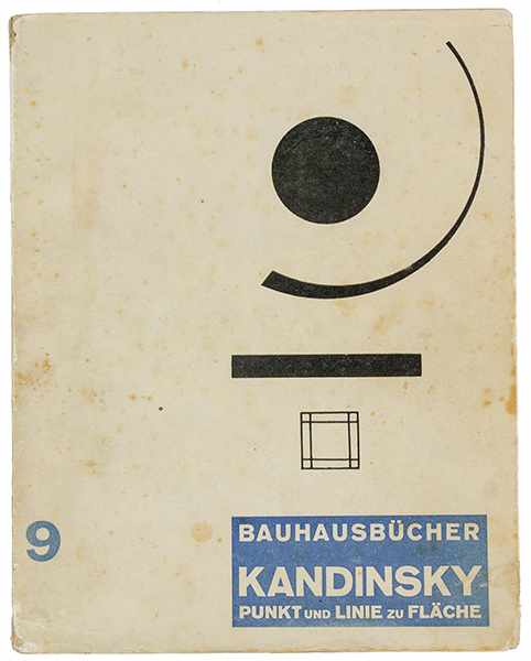 Bauhaus - - Kandinsky, Wassily. Punkt und Linie zu Fläche. Beitrag zur Analyse der malerischen