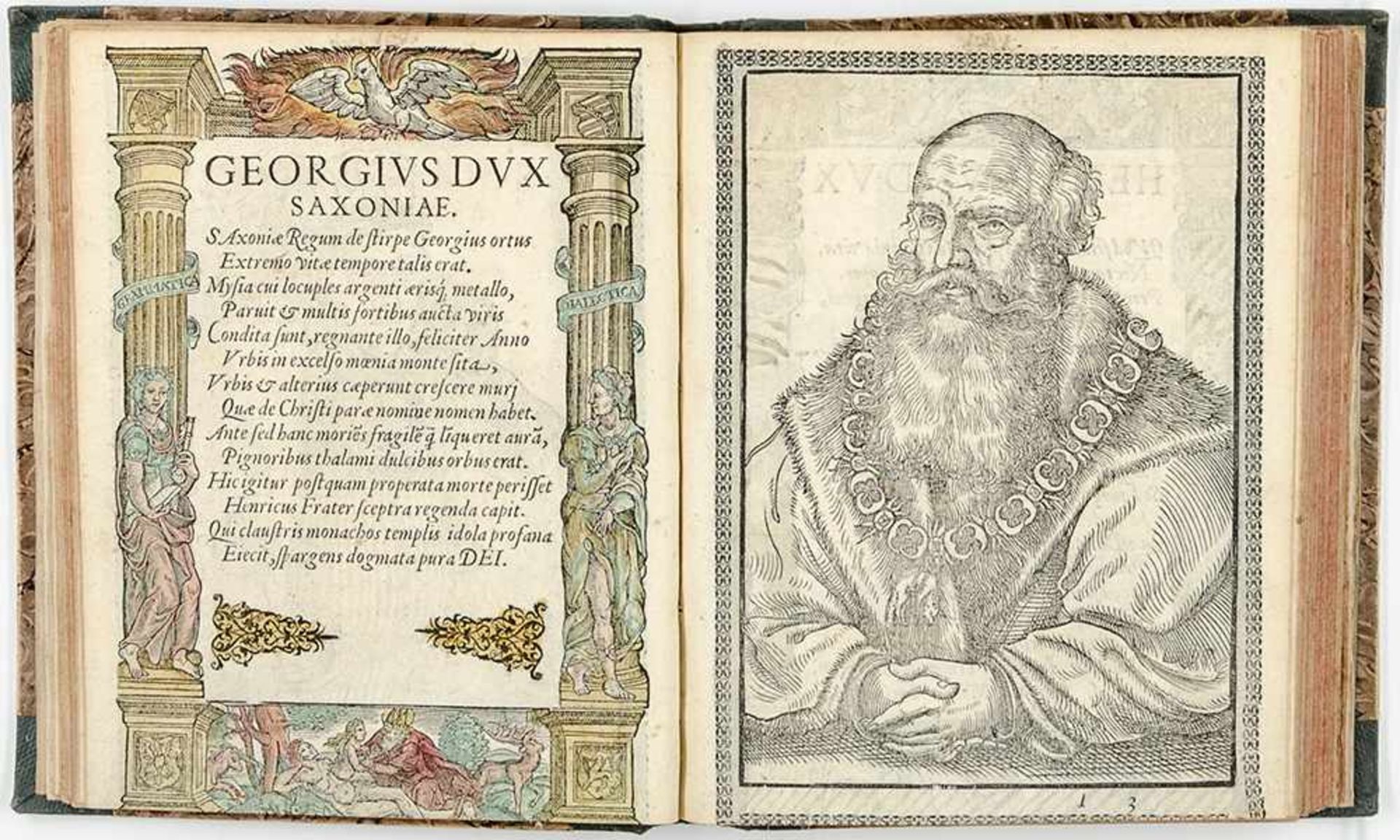 Agricola von Spremberg, Johann. Illustrissimorum Ducum Saxoniae praestantium sapientia, virtute et - Bild 10 aus 12