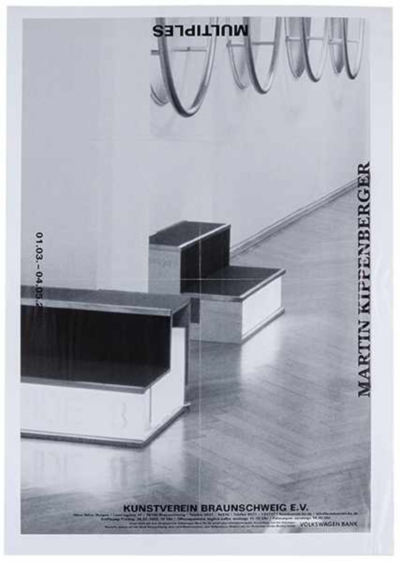 Kippenberger, Martin. Multiples. Plakat zur Ausstellung des Braunschweiger Kunstvereins, 2003.