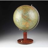 Globen - Astronomie - - Erdglobus von I. Buchsbaum. Berlin um 1925, "Buchsbaumuv Globus, C. Luther a