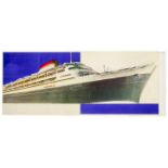 Technik - Schifffahrt - - Italian Line. Cristoforo Colombo. Andrea Doria. Mit doppelblattgroßer