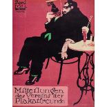 Werbung - - Das Plakat. Mitteilungen des Vereins der Plakatfreunde. Jahrgang 1912, Hefte 1-4 (alles,