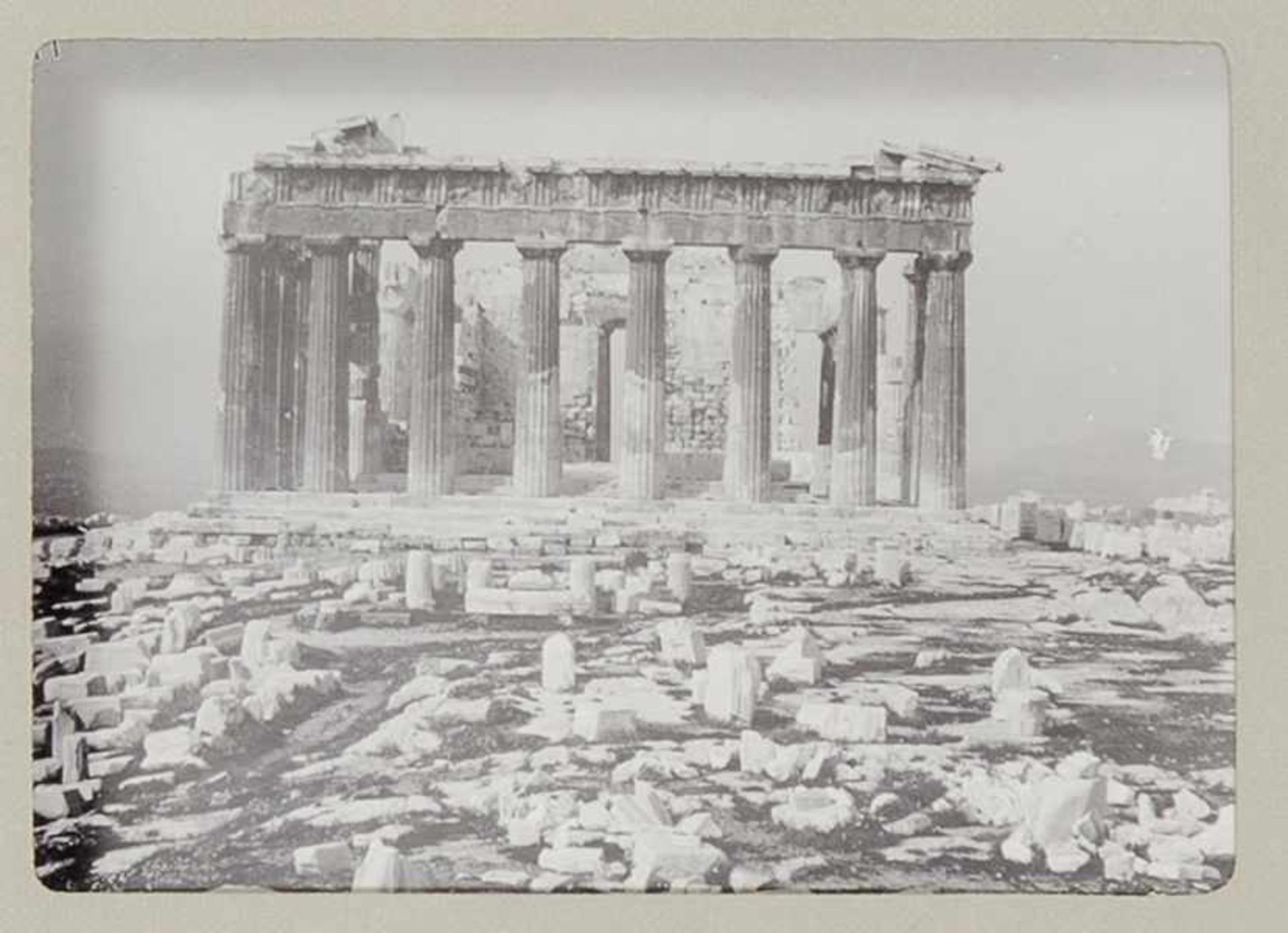 Griechenland - - Album mit 196 Original-Photographien. Vintages. Silbergelatine. Gesteckt. Um - Bild 2 aus 6