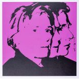 Warhol, Andy (nach). Self-Portrait. Farbsiebdruck auf dünnem Karton. Im Druck signiert. 1978.