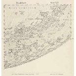 Astronomie - - Lohrmann, Wilhelm Gotthelf. Mondkarte in 25 Sektionen. Mit einer Beschreibung der