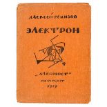 Russische Avantgarde - - Remizov, Alexei. Elektron. (Elektron). Umschlaggestaltung des Autors.