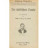 Rubiner, Ludwig (Pseudonym: Ernst Ludwig Grombeck). Die indischen Opale. Kriminal-Roman. Berlin/