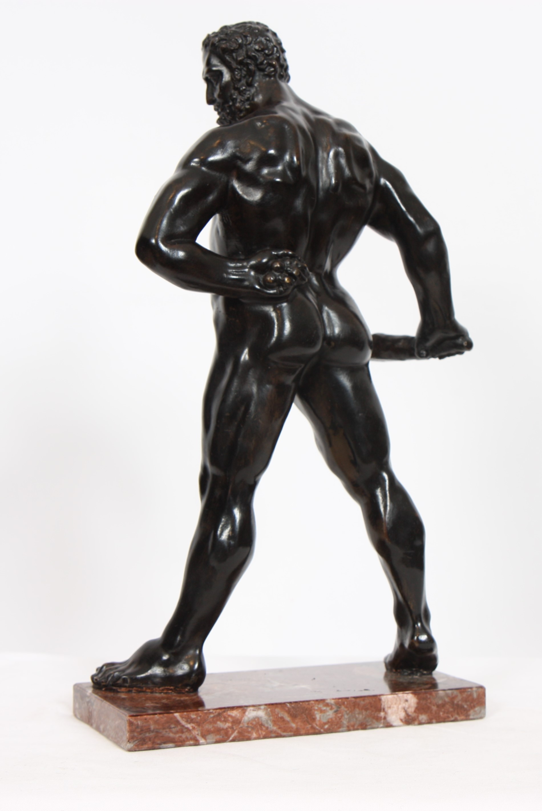BRONZE "HERCULE POMARIUS" D'APRES WILLEM VAN TETRODE En bronze à patine brune, [...] - Image 3 of 3