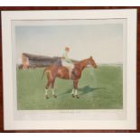 GRAVURE "PORTRAIT DU CHEVAL LUTTEUR III GAGNANT DU GREAT NATIONAL STEEPLE CHASE A [...]